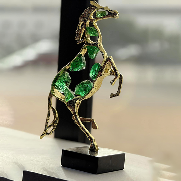 Crystal Horse Art Decor Statue-GD02