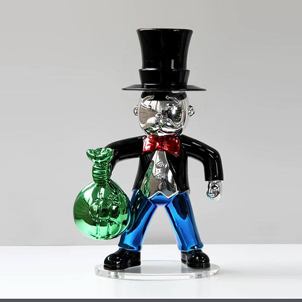 Chrome Monopoly Wealth Figurine-GH102