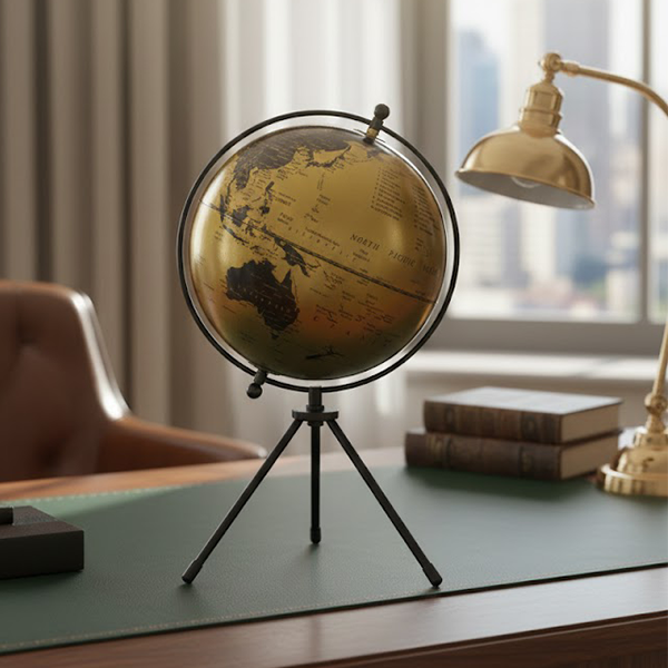 Golden World Vintage Globe-MM160