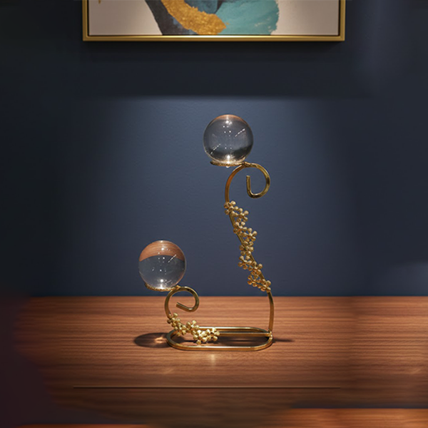 Floral Orb Stand-T 45