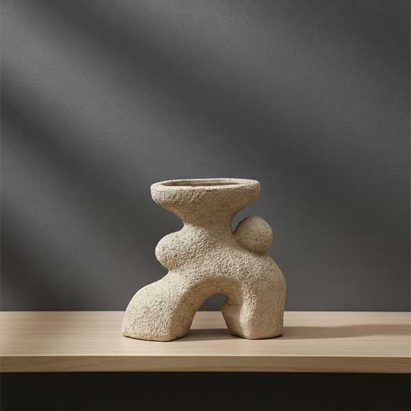 Abstract Biomorphic Vase/Sculpture