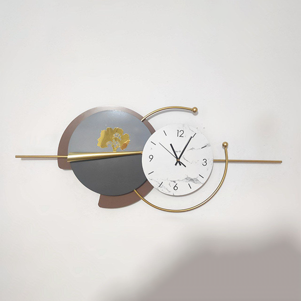 Modern Abstract Geometry Wall Clock (95x45 cm)-am 260