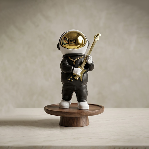 Modern Astronaut Guitarist Statue-MM208