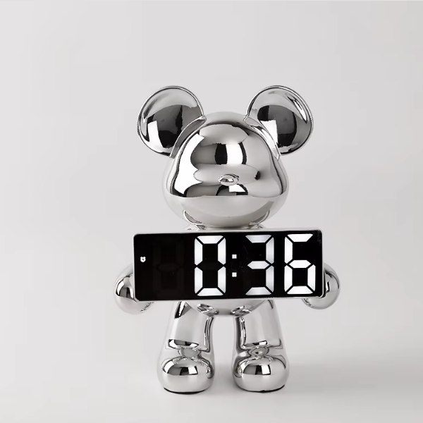 Porcelain Bear Clock-GH43