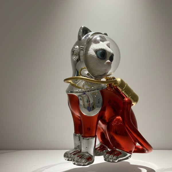 Space Cat Sculpture-GH72