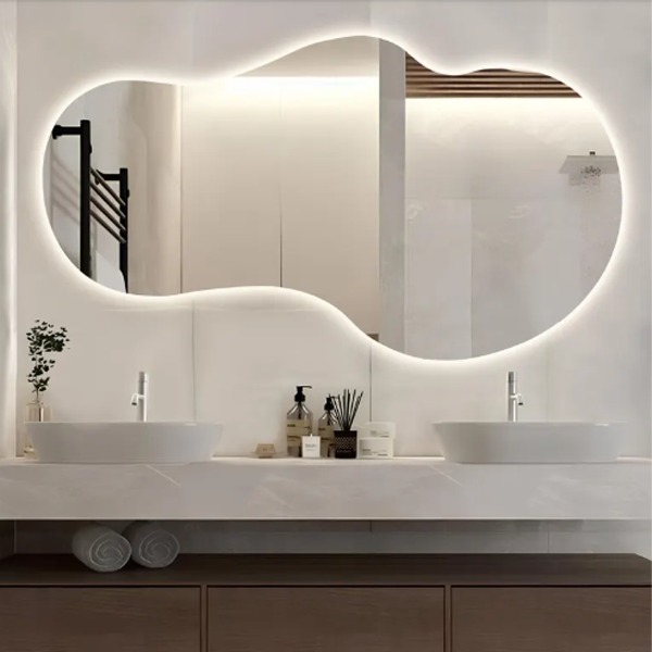 Modern Shape Mirror With LED-M25