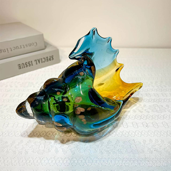 Luxury Gradient Glass Conch Shell Set-MM145