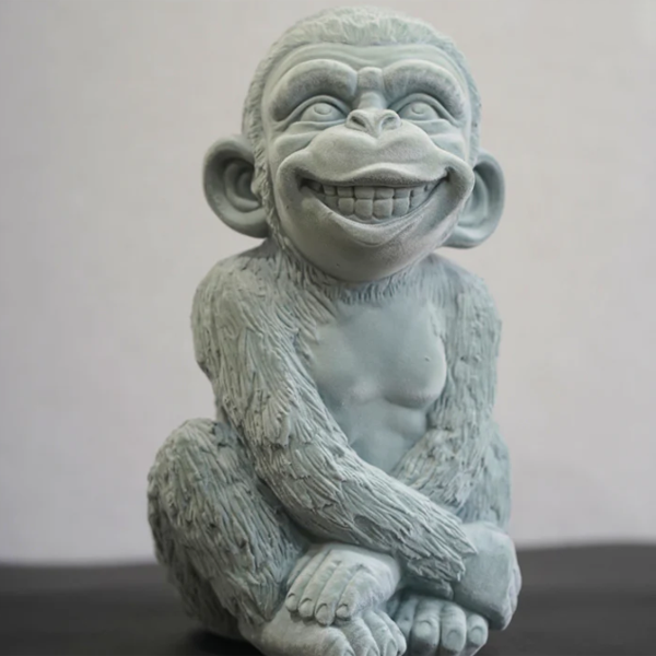 Funny monkey decoration