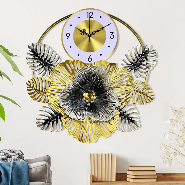 Modern metal wall clock 60X60cm-7521
