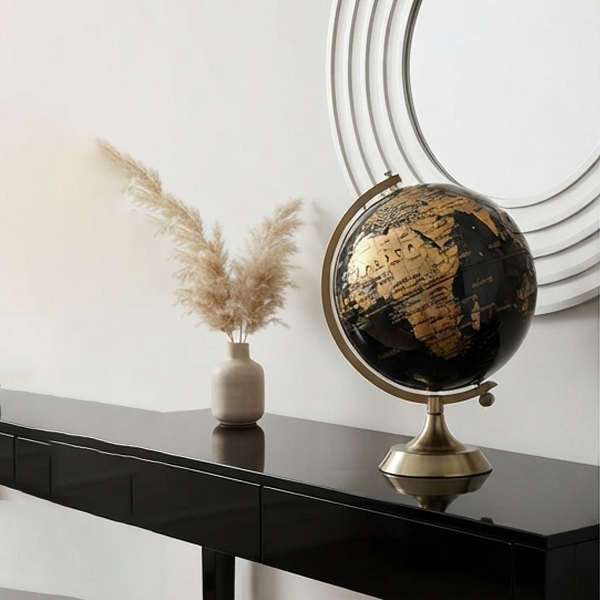 Decorative Globe Statue-GH115