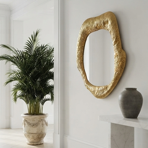 Irregular Organic Shape Wall Mirror-JD45
