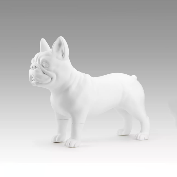 Modern White Dog Decoration-MM72