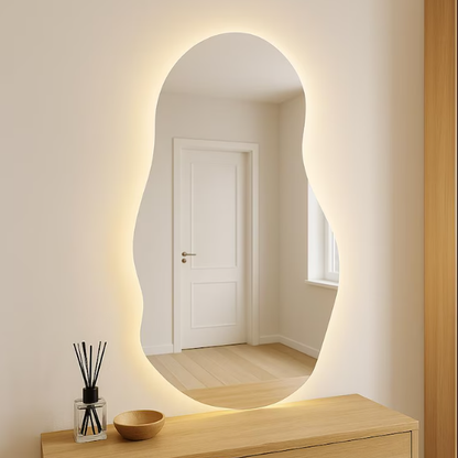 Modern Shape Mirror With LED-M28