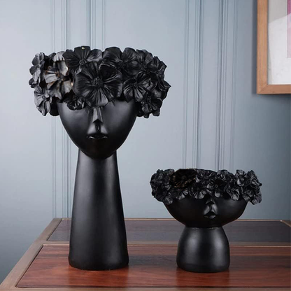 Black two-piece bridal set-MM02