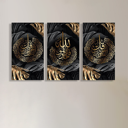 Three-piece wall painting
