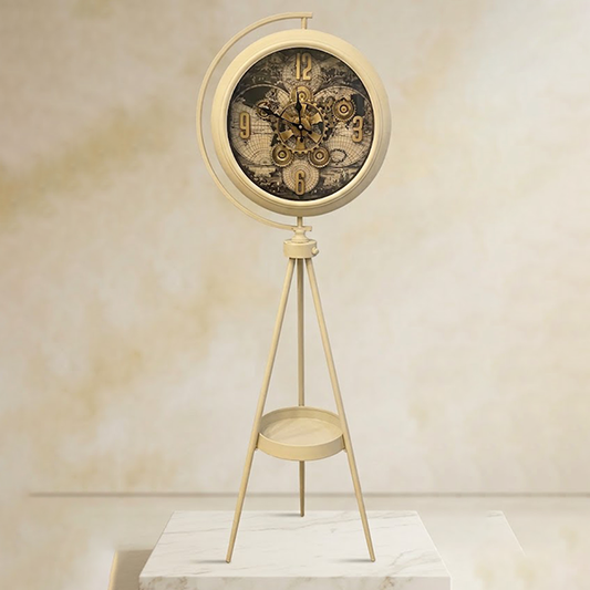 Vintage Industrial Tripod Clock-LY21