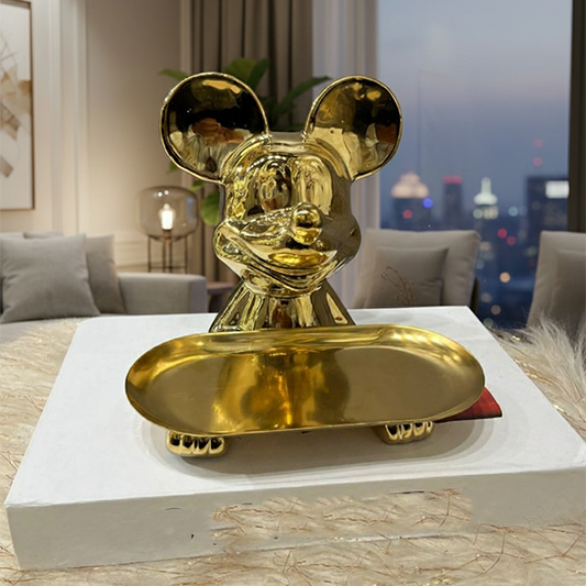 Golden Mickey Mouse Valet Tray-DT30