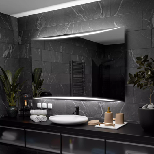 Modern Shape Mirror With LED-M19