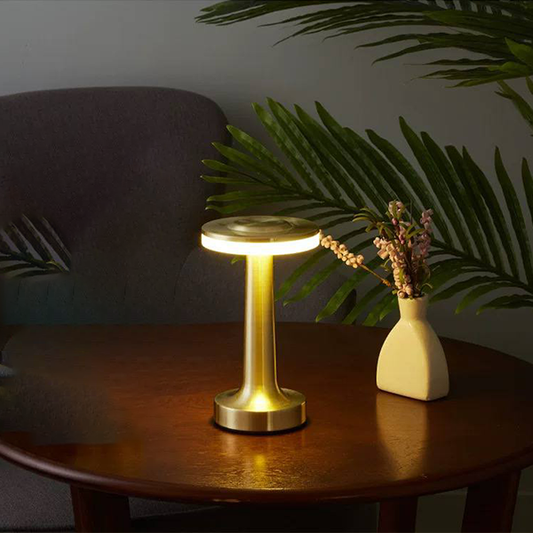 Rechargeable Gold Table Lamp-MM125