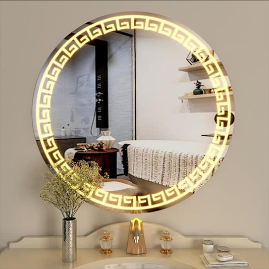 Modern Round Mirror With LED-M08