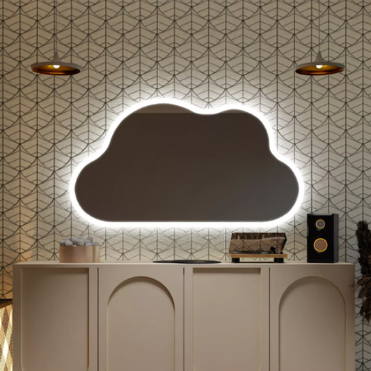Modern Cloud Mirror With LED-M20