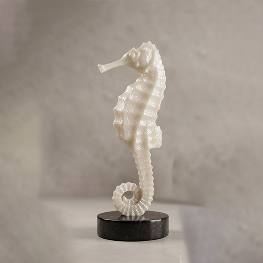 Coastal Luxe Seahorse Sculpture-MM202