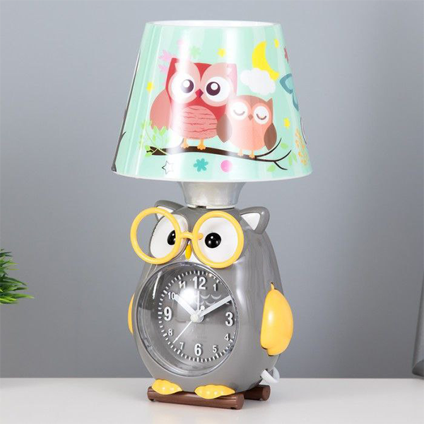 Acrylic lamp with alarm clock-26*14 cm