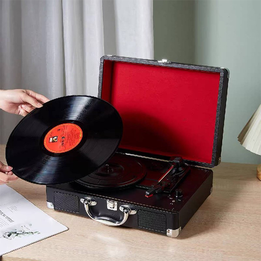 Vintage Record Player Ornament