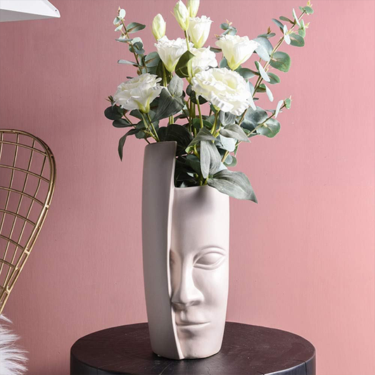 Modern Human Face Vase-T63