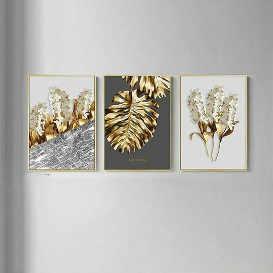 Three-piece wall painting
