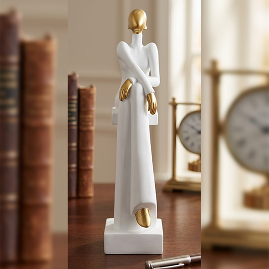 Elegant Abstract Seated Figure-LY29