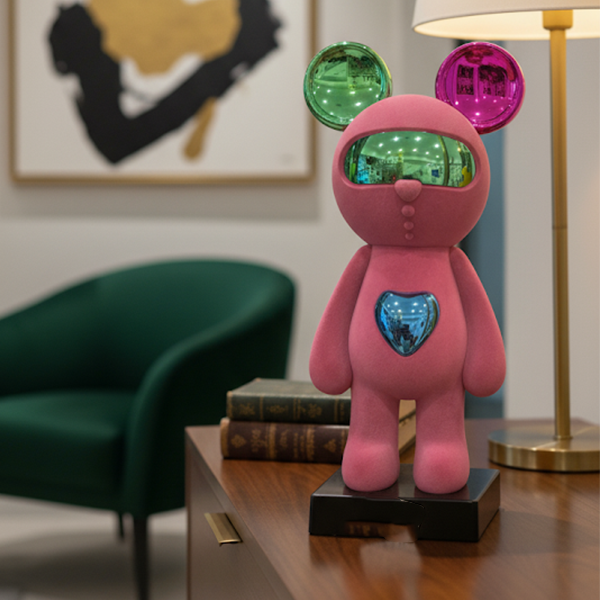 Space Teddy Bear Figurine