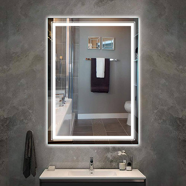 Modern Rectangular Mirror With LED-M16
