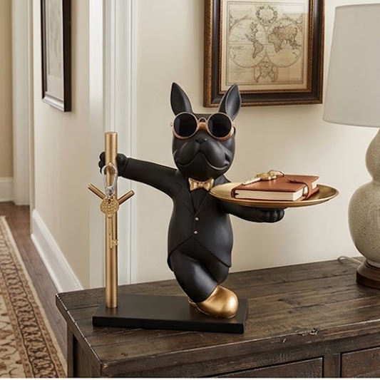 Luxury French Bulldog Valet & Tray-MM142
