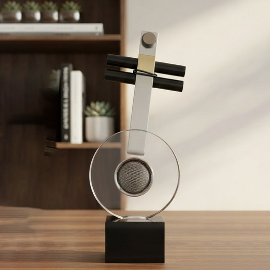 Crystal Musical Instrument Sculpture-GH110