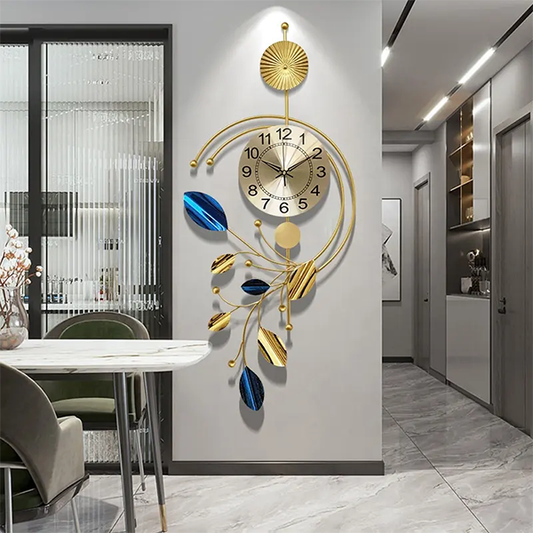 Modern metal wall clock 95X44 cm-MME51