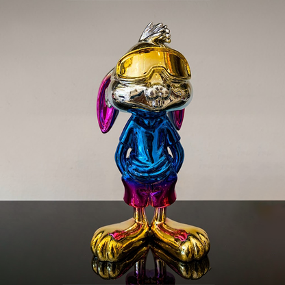 Chrome Rabbit Figurine-GH76