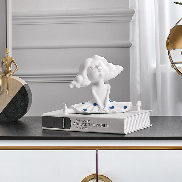 Marshmallow Cloud Girl Figurine-MM149