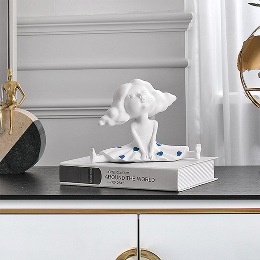 Marshmallow Cloud Girl Figurine-MM149