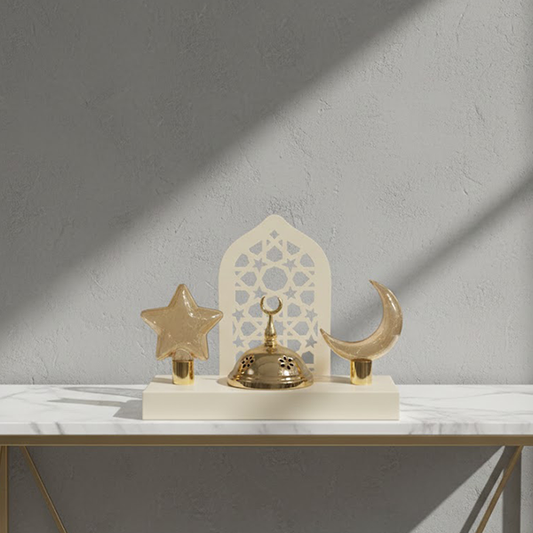 Illuminated Wooden Incense Burner-5059