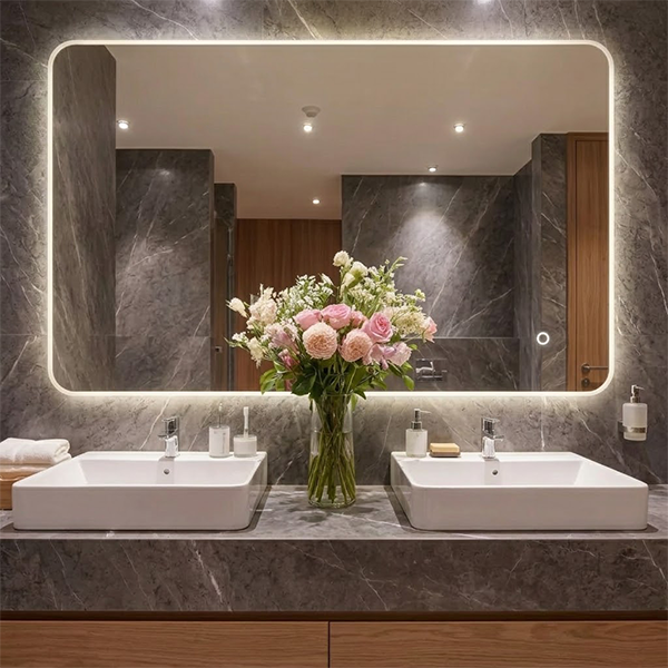 Wrought Studio LED Lighted Bathroom Mirror (Doctor Greesh Glass - 6mm)-LM02