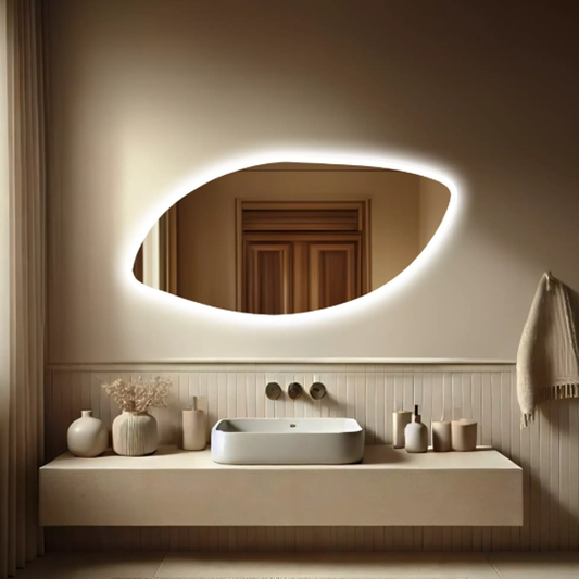 Modern Shape Mirror With LED-M21