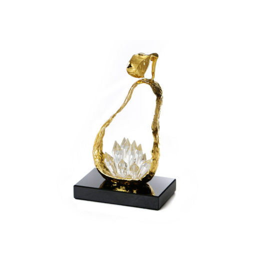 Golden Pear with Crystal-GD36