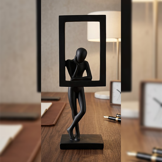 The Framed Thinker Sculpture-LY30