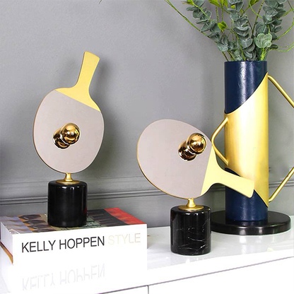 Luxury Table Tennis Racket Sculpture-LY12