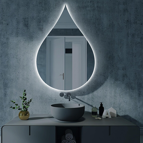 Modern Shape Mirror With LED-M14
