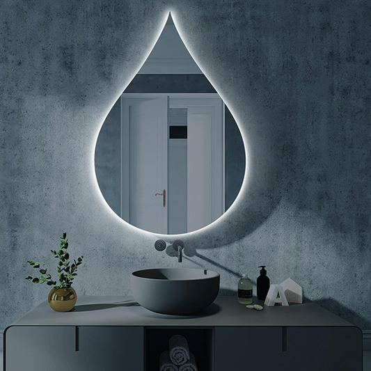 Modern Shape Mirror With LED-M14