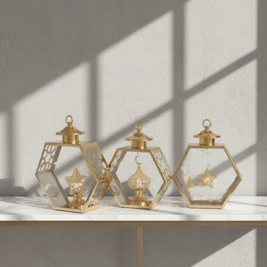 Lighting Hexagonal Lantern Set