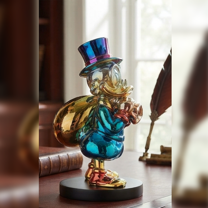 Luxury Porcelain Donald Duck Statue-GH116