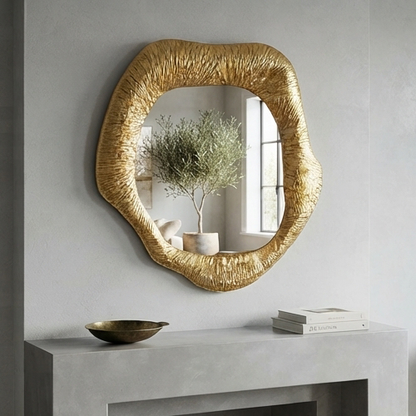 Irregular Organic Shape Wall Mirror-JD45